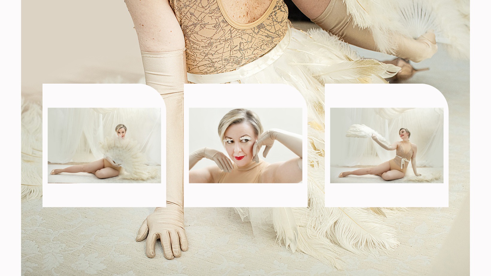 EVA burlesque collage